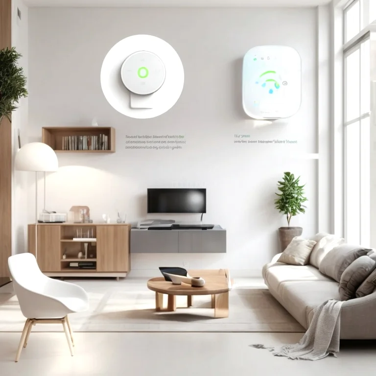 Lumidora AI smart home devices operating in a modern Singapore apartment
